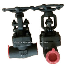 API602 geschmiedetem Kohlenstoffstahl A105 Gewinde Ende NPT Globe Valve